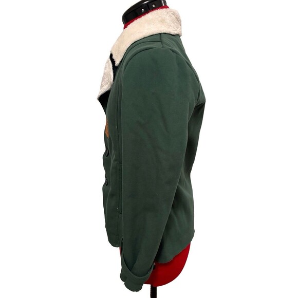 Carhartt Womens Rare Medium Sherpa Lined Utility Jacket Hunter Green Cozy Warm - Picture 7 of 8